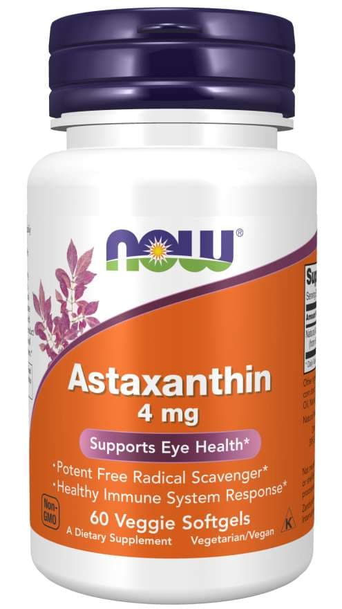 Astaxantín 4 mg - Now Foods