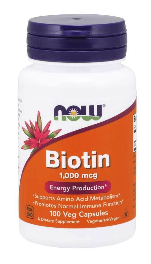 Biotín 1000 mcg - NOW Foods