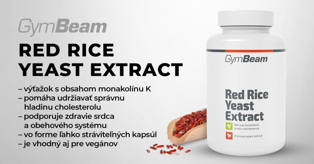 Extrakt z fermentovanej červenej ryže - GymBeam