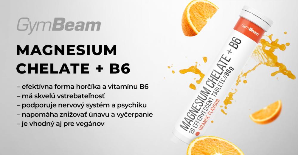 Magnézium chelát + B6 - GymBeam