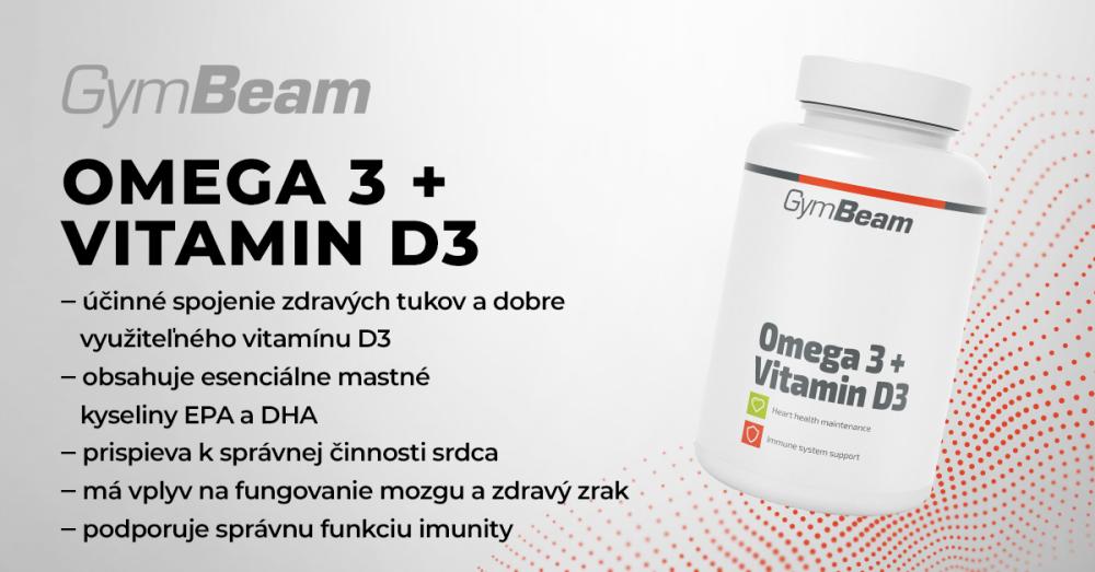 Omega 3 + Vitamín D3 - GymBeam