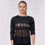 Športový Top Intense Mesh Black - NEBBIA