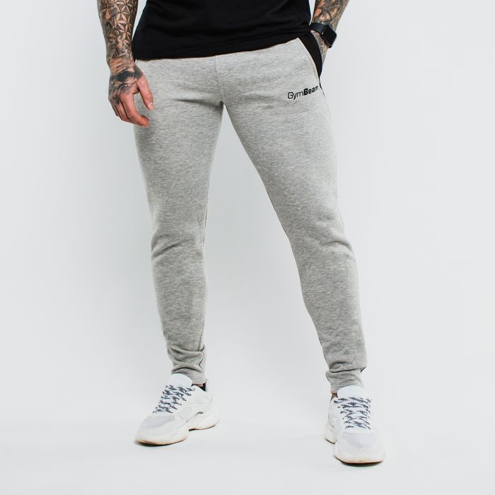 Tepláky Slimfit Grey - GymBeam