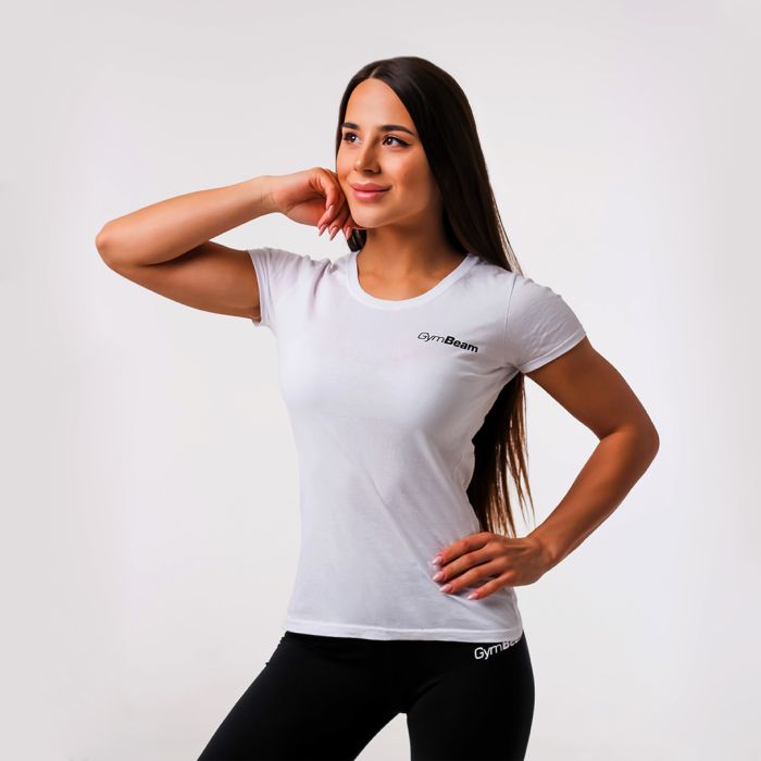 Dámske tričko Basic White - GymBeam