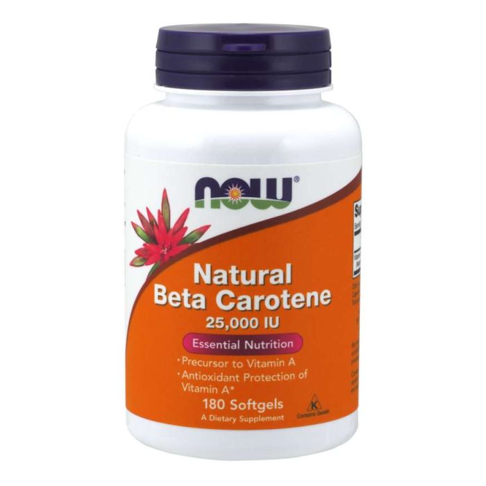 Beta-karotén Natural 7500 mcg - NOW Foods