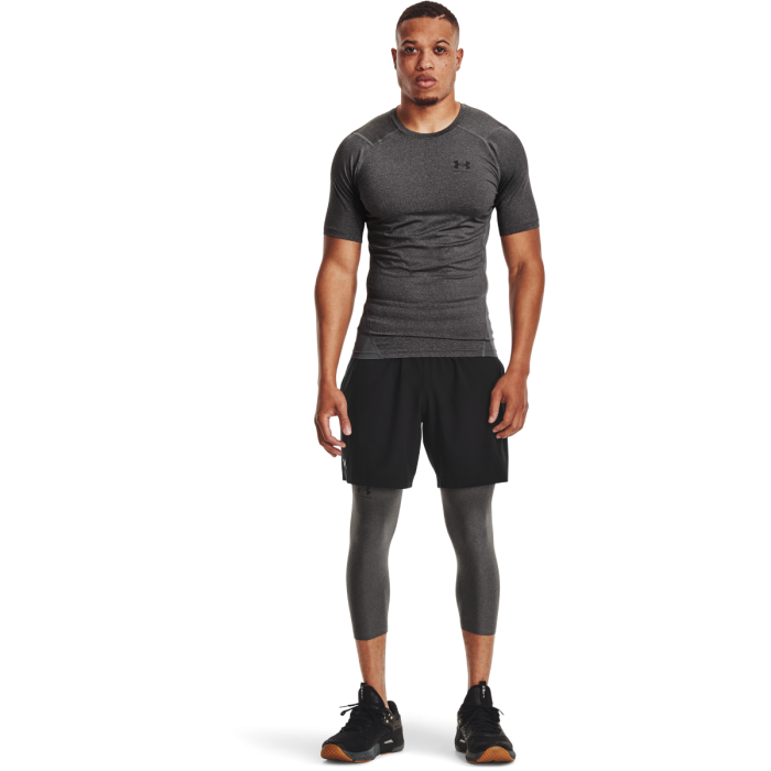 Kompresné tričko HG Armour Comp SS Grey - Under Armour