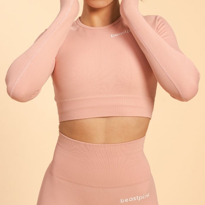 Dámske tričko Hyper Crop-Top Pink - BeastPink