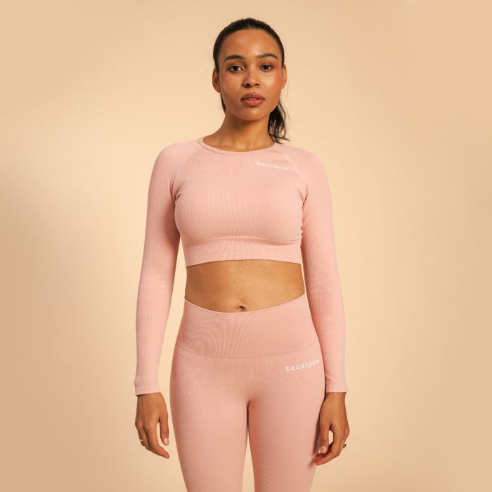 Dámske tričko Hyper Crop-Top Pink - BeastPink