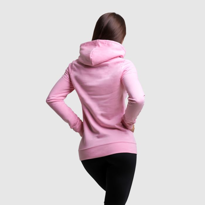 Dámska mikina PRO Hoodie Baby Pink - GymBeam