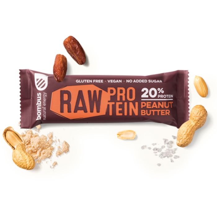 Proteínová tyčinka Raw Protein 50 g - Bombus