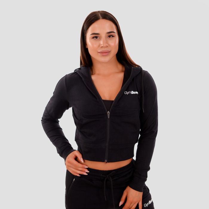 Dámska mikina Zip-up TRN black - GymBeam