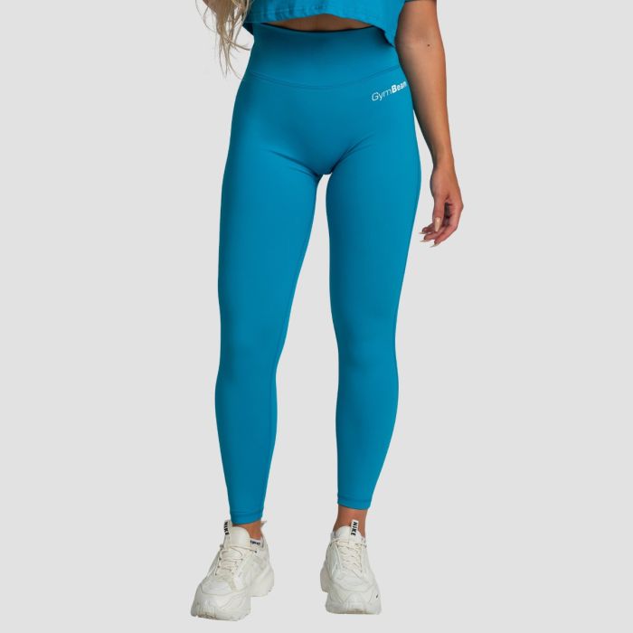 Dámske legíny High-waist Limitless Aquamarine - GymBeam