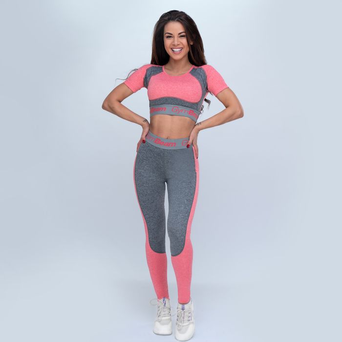 Športový Top Ultrafit Heather Pink - GymBeam