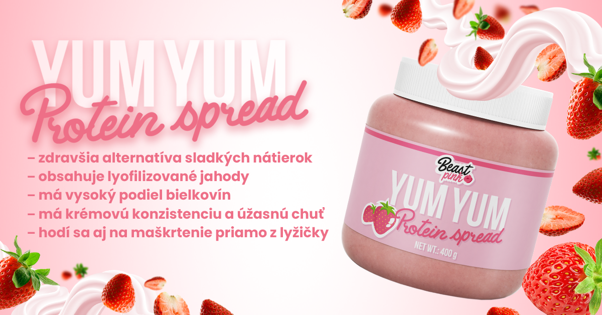 Yum Yum Proteínová nátierka - BeastPink